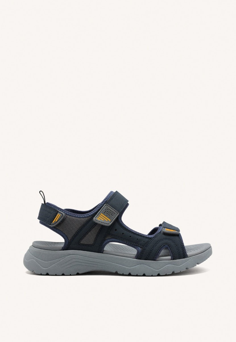 SANDALES GRISES AVEC ACCENTS DE COULEUR POUR HOMME METKOVIC