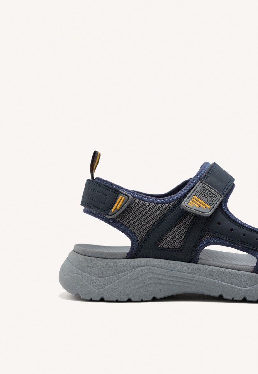 SANDALES GRISES AVEC ACCENTS DE COULEUR POUR HOMME METKOVIC