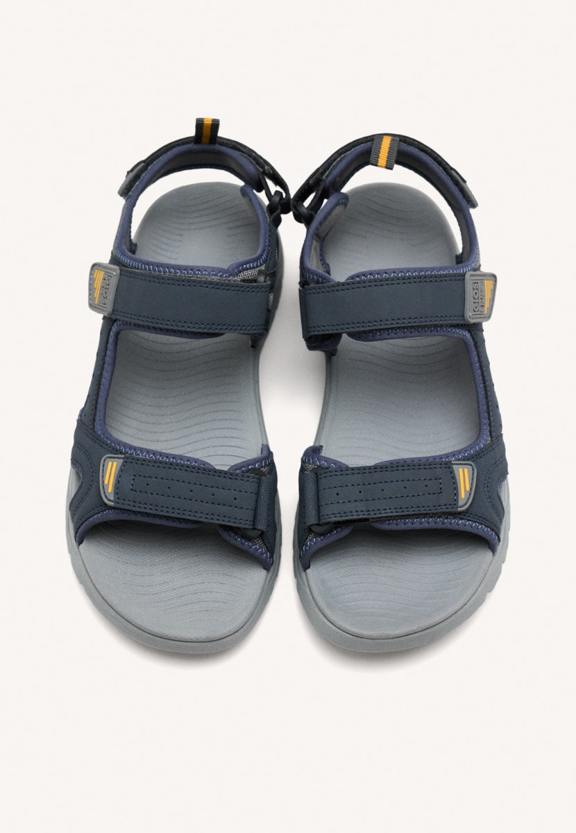 SANDALES GRISES AVEC ACCENTS DE COULEUR POUR HOMME METKOVIC