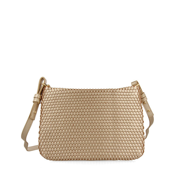 GOLD COLORED CROSSBODY BAG WITH MORVAH BRAIDING