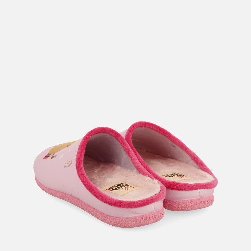 ZAPATILLAS DE CASA ROSA MENSAJE GLENVILLE