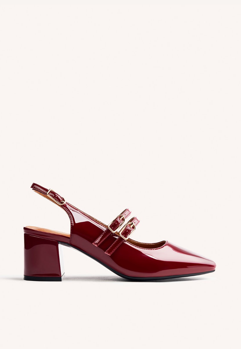 BALLERINES EFFET CUIR VERNI SODUS