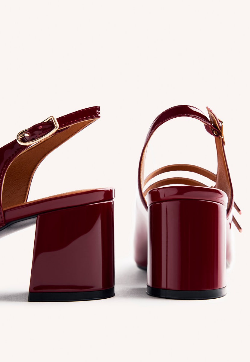 BALLERINES EFFET CUIR VERNI SODUS