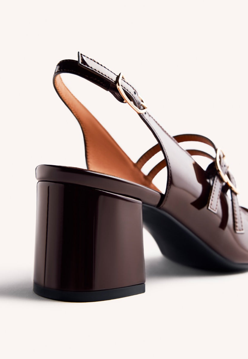 PATENT LEATHER EFFECT MARY-JANES SODUS