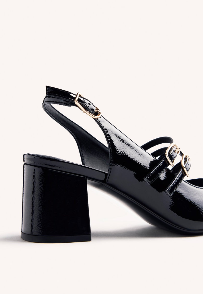 BALLERINES EFFET CUIR VERNI SODUS