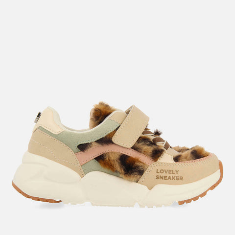 SNEAKERS PELO ESTAMPADO LEOPARDO LIPANY