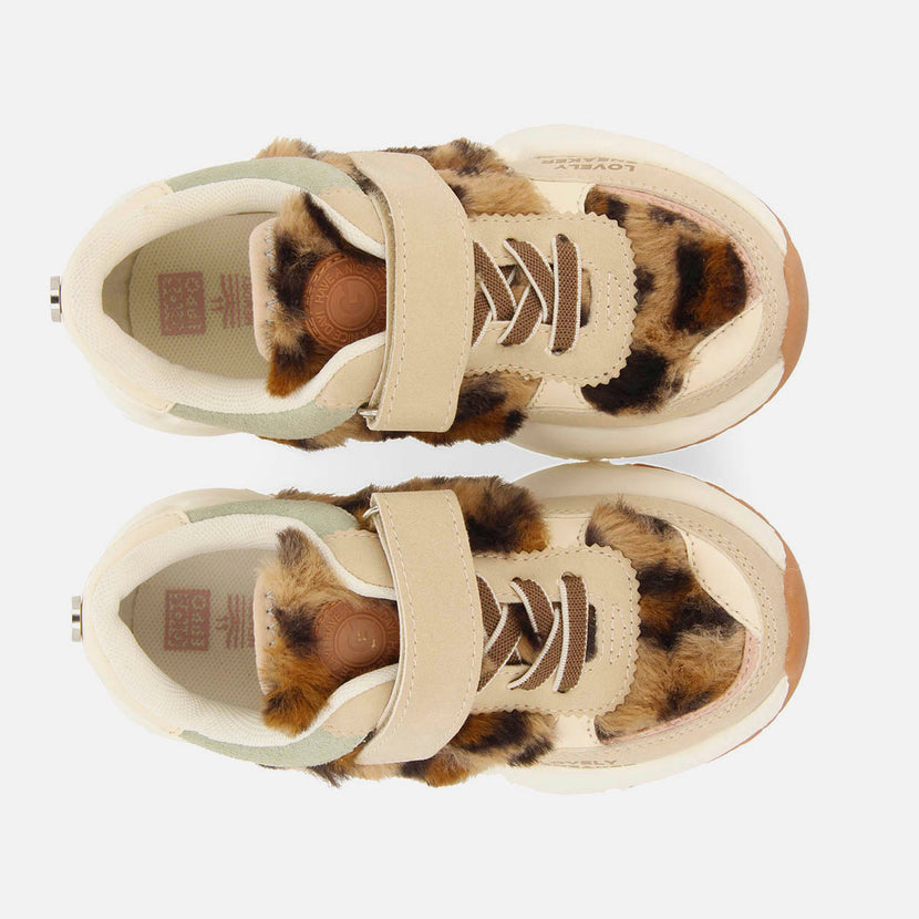 SNEAKERS PELO ESTAMPADO LEOPARDO LIPANY