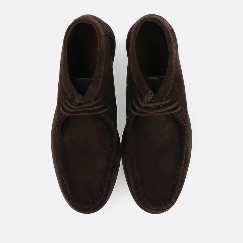 BOYLSTON WALLABEE STYLE LEATHER BOOTS