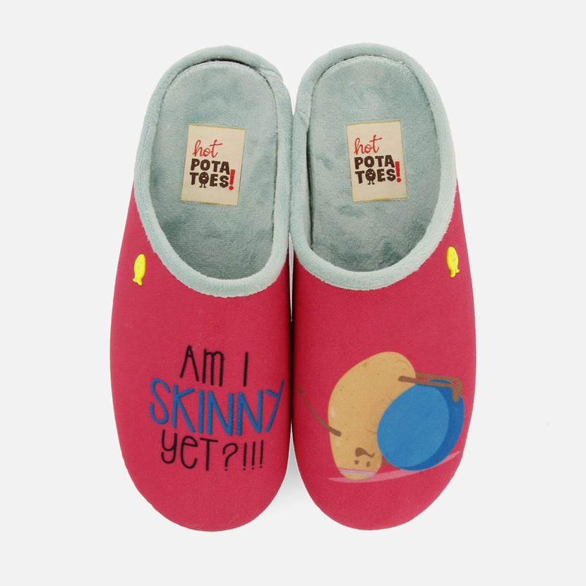 ZAPATILLAS DE CASA ROSA MENSAJE BENDORF