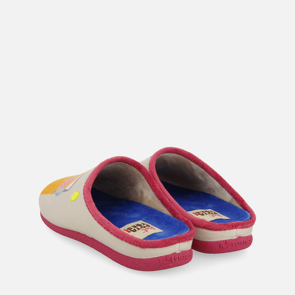 ZAPATILLAS DE CASA BEIGE MENSAJE DANSVILLE