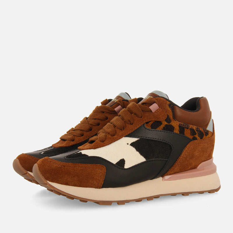 SNEAKERS PIEL ESTAMPADO LEOPARDO ULSTER