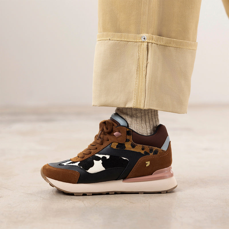 SNEAKERS PIEL ESTAMPADO LEOPARDO ULSTER