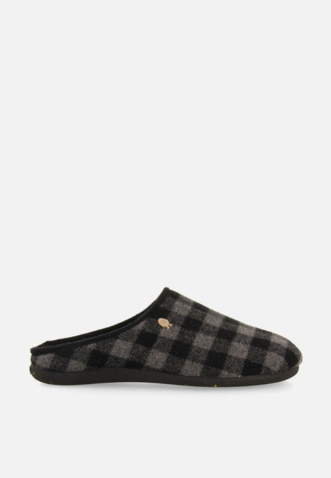 ZAPATILLAS DE CASA ESTAMPADO CUADROS SAVANNAH