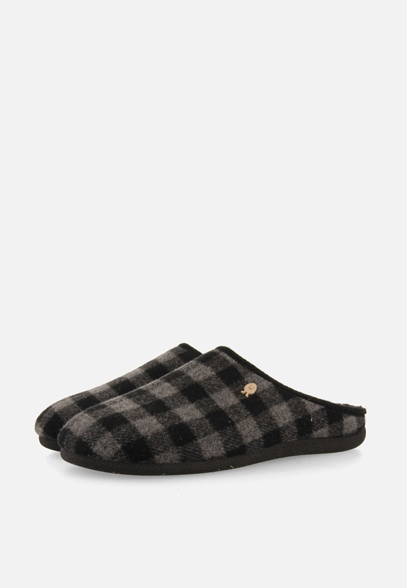 ZAPATILLAS DE CASA ESTAMPADO CUADROS SAVANNAH