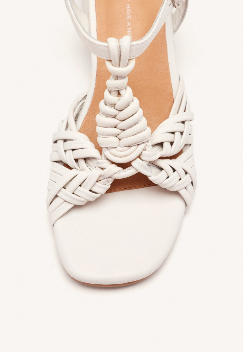 SANDALI CON TACCO PELLE BARNARD