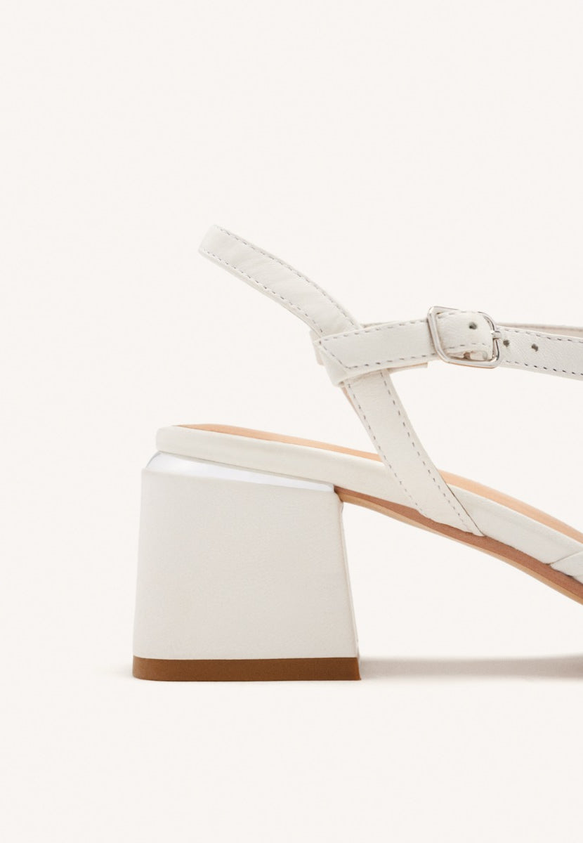 SANDALI CON TACCO PELLE BARNARD