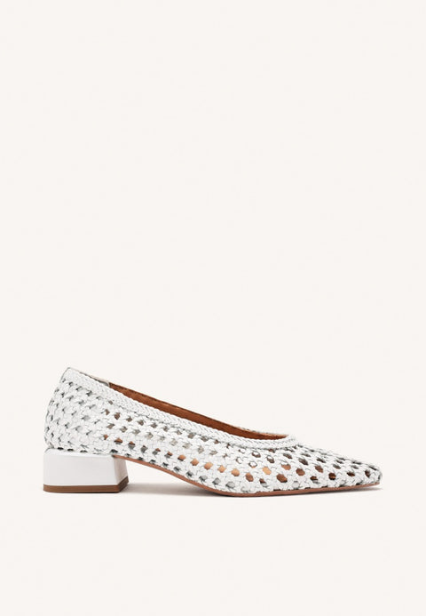 SCARPE DECOLLETE PELLE INTRECCIATA EASTHAM