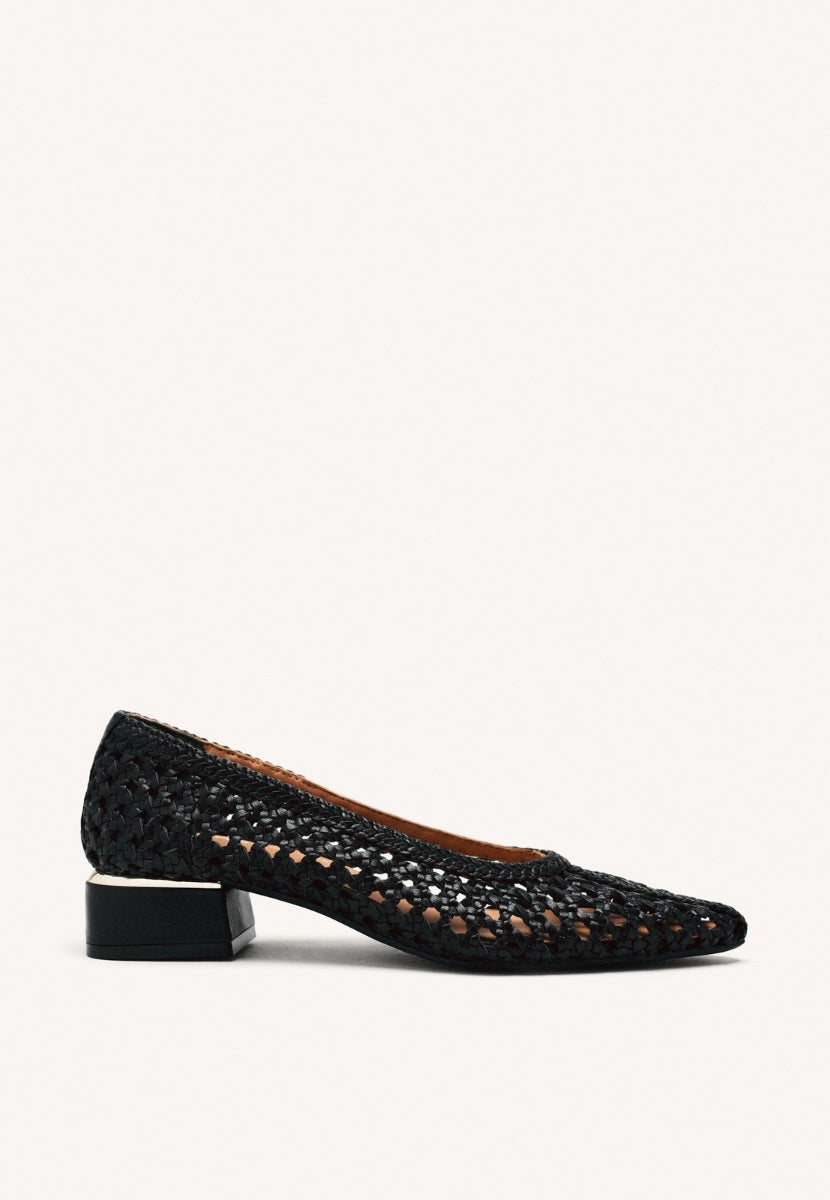 SCARPE DECOLLETE PELLE INTRECCIATA EASTHAM