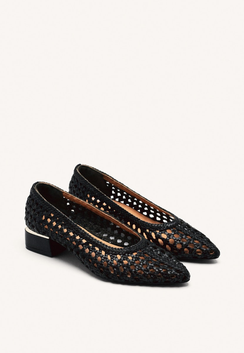 SCARPE DECOLLETE PELLE INTRECCIATA EASTHAM
