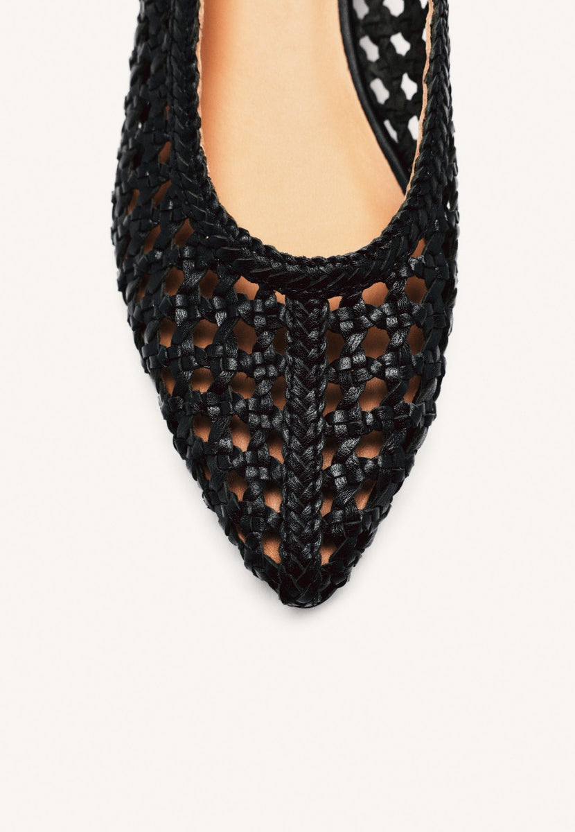 SCARPE DECOLLETE PELLE INTRECCIATA EASTHAM