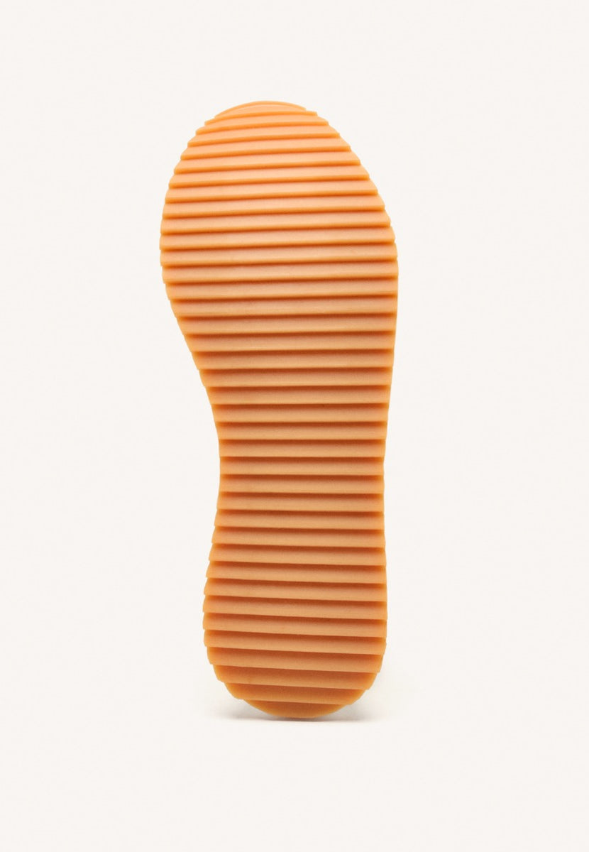 SNEAKERS CON PLATEAU PELLE STAMPA MUCCA BOWDOIN