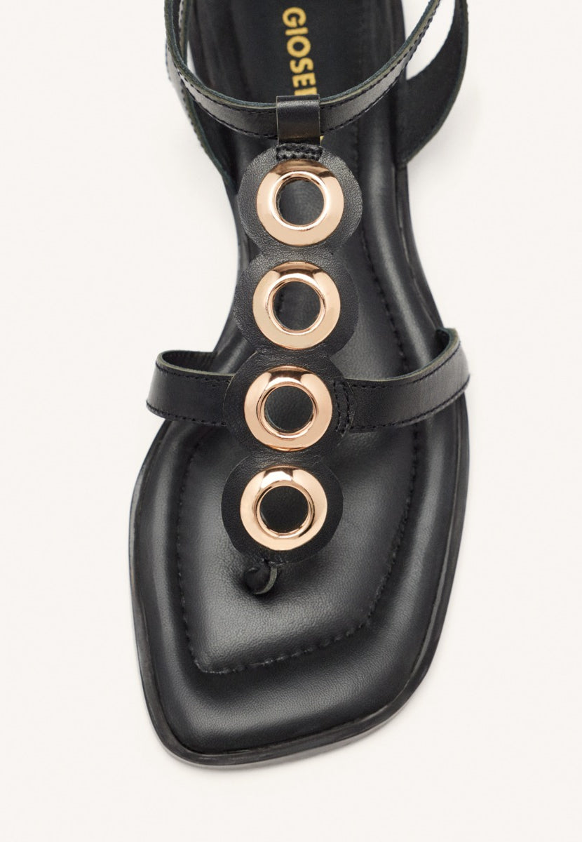 SANDALES GRECQUES CUIR BIJOUX EPPING