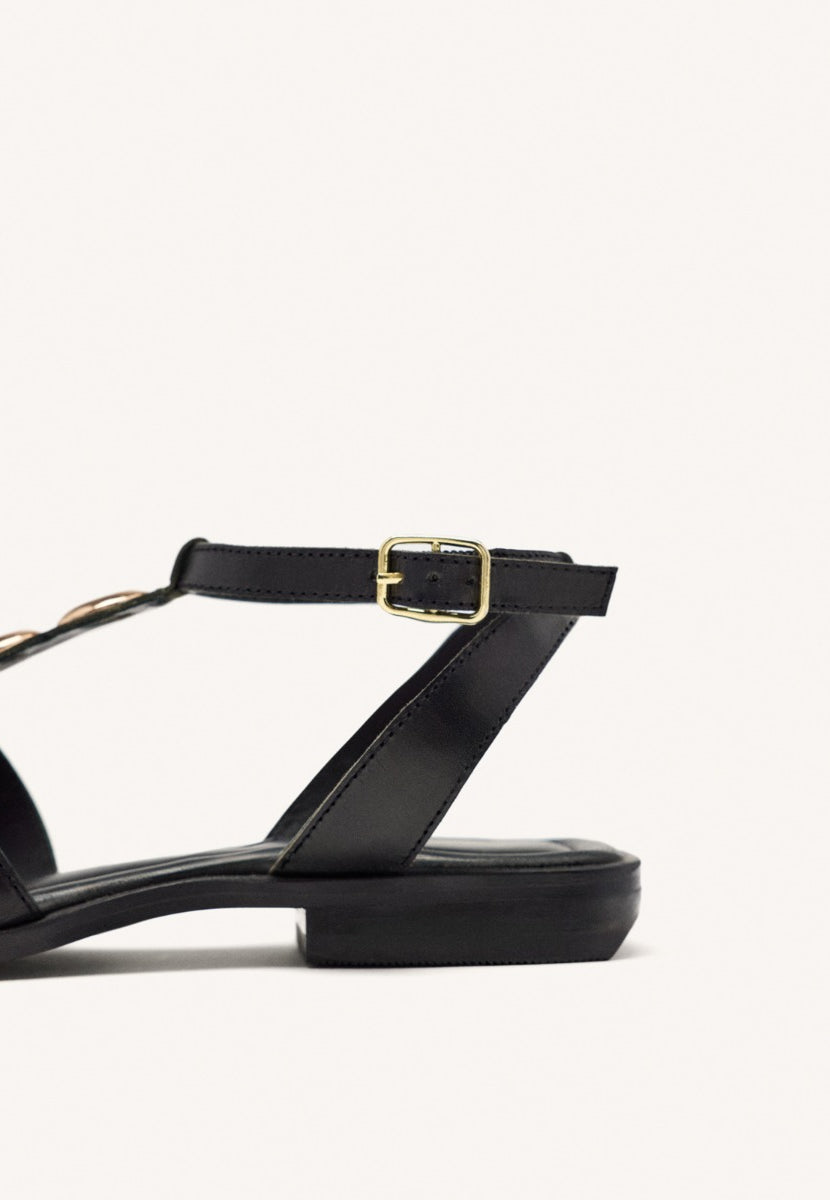 SANDALES GRECQUES CUIR BIJOUX EPPING