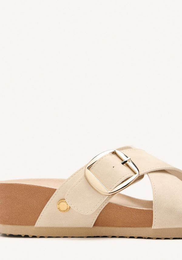 SANDALI CON ZEPPA E FIBBIA WINN