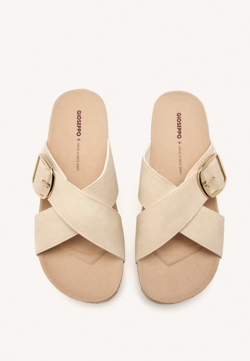 SANDALI CON ZEPPA E FIBBIA WINN