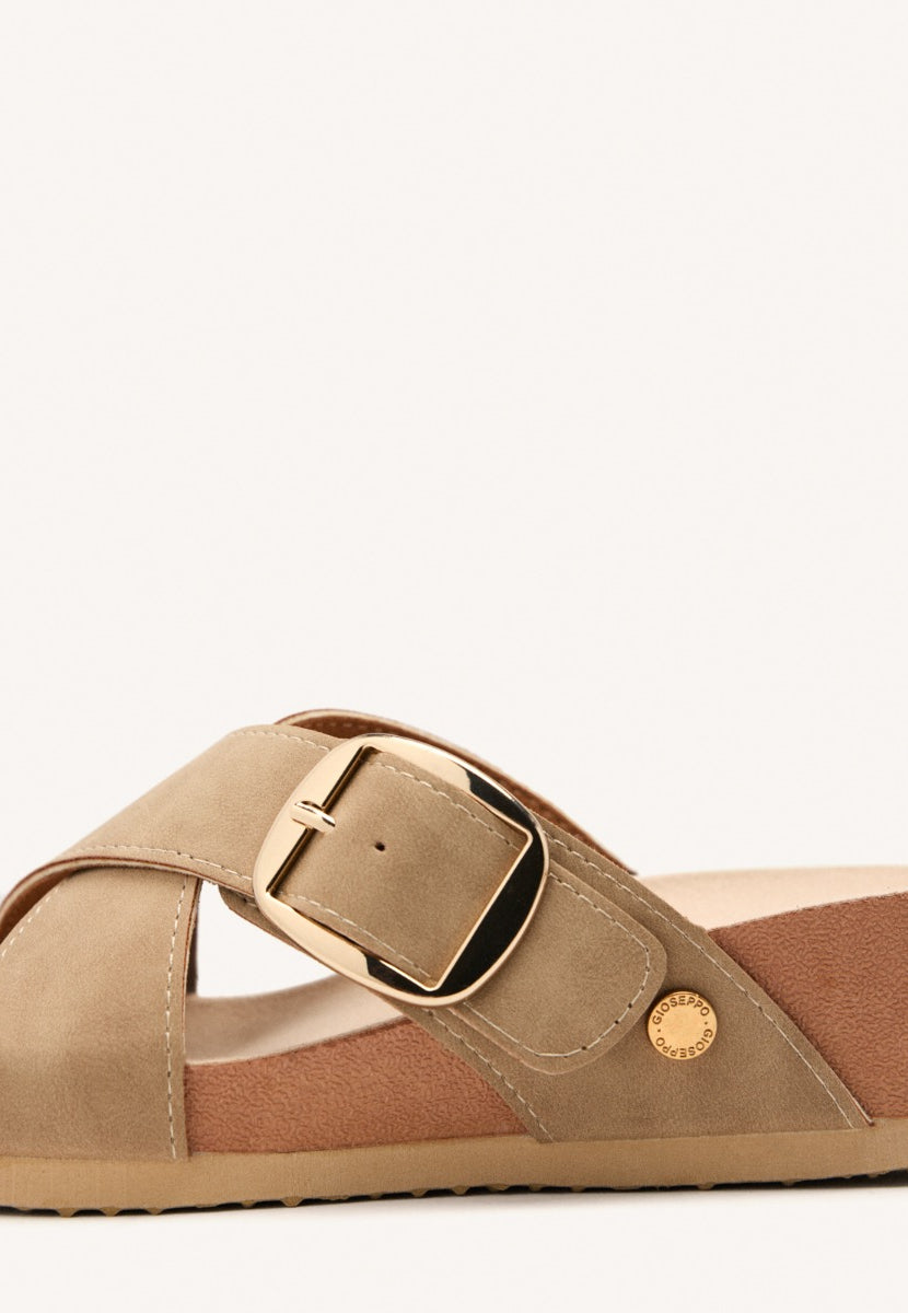 SANDALI CON ZEPPA E FIBBIA WINN