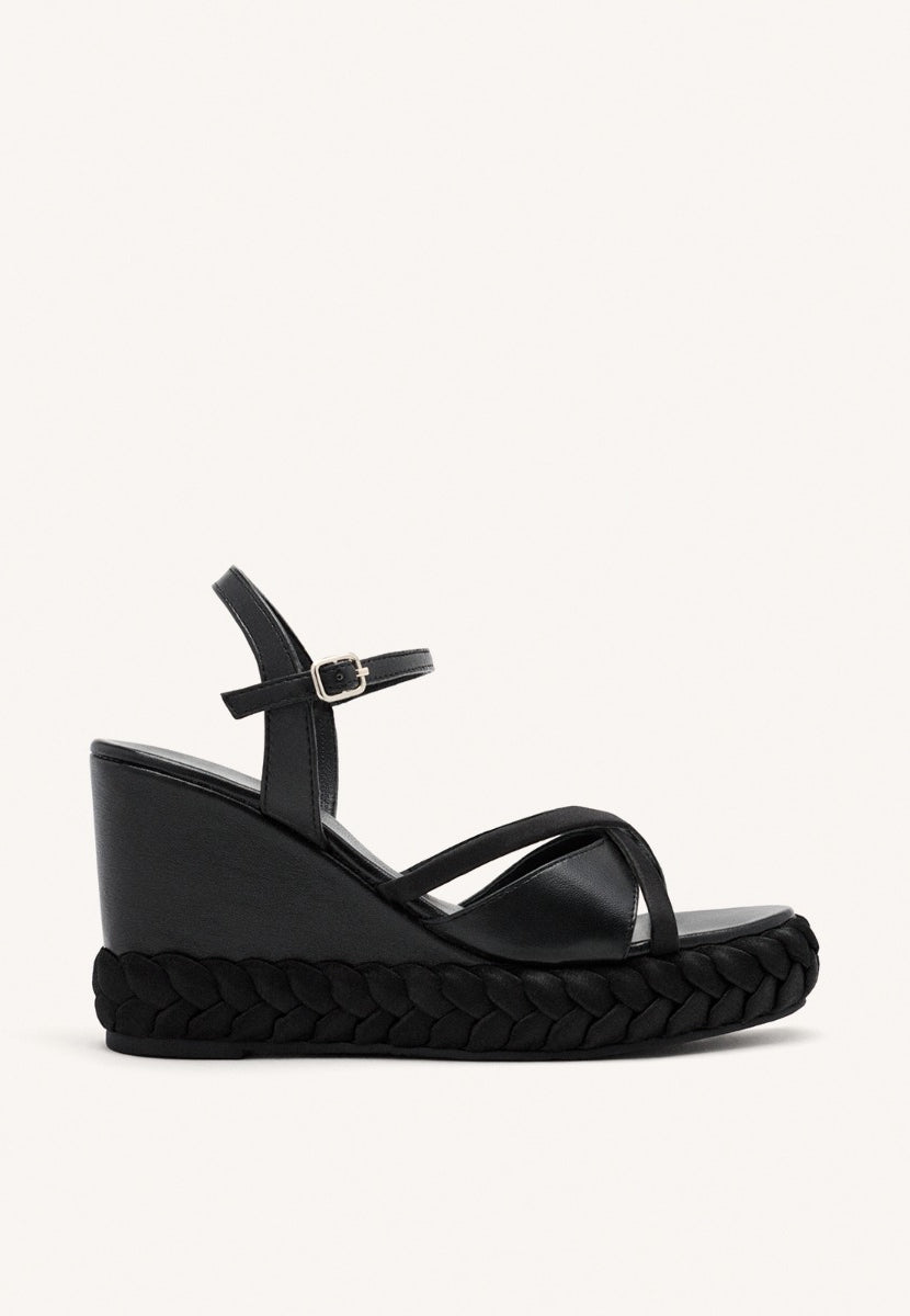 WEDGE LEATHER SANDALS GLOCESTER