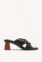 SANDALI CON TACCO PELLE ALSTEAD