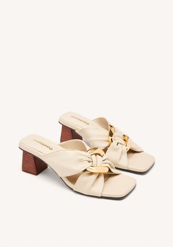 SANDALI CON TACCO PELLE ALSTEAD