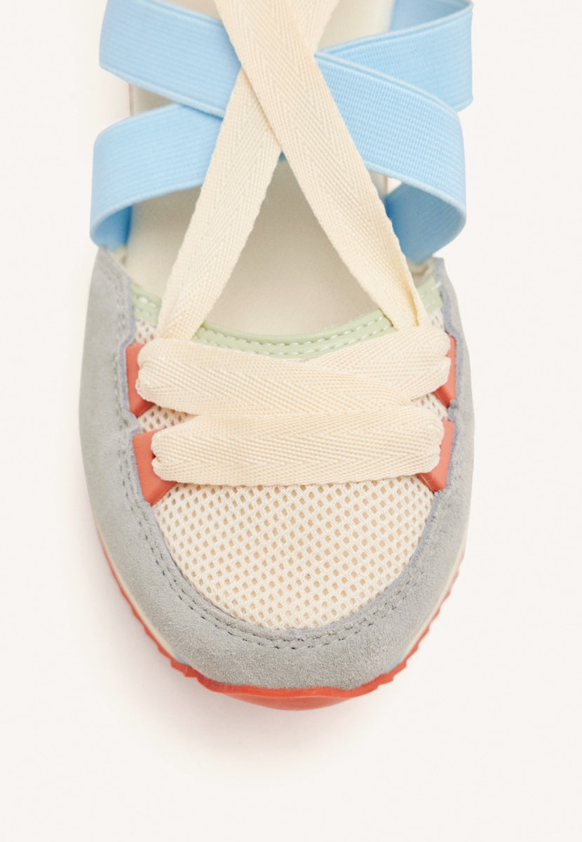 RAFFIA WEDGE LEATHER SPORTY SANDALS HINESBURG