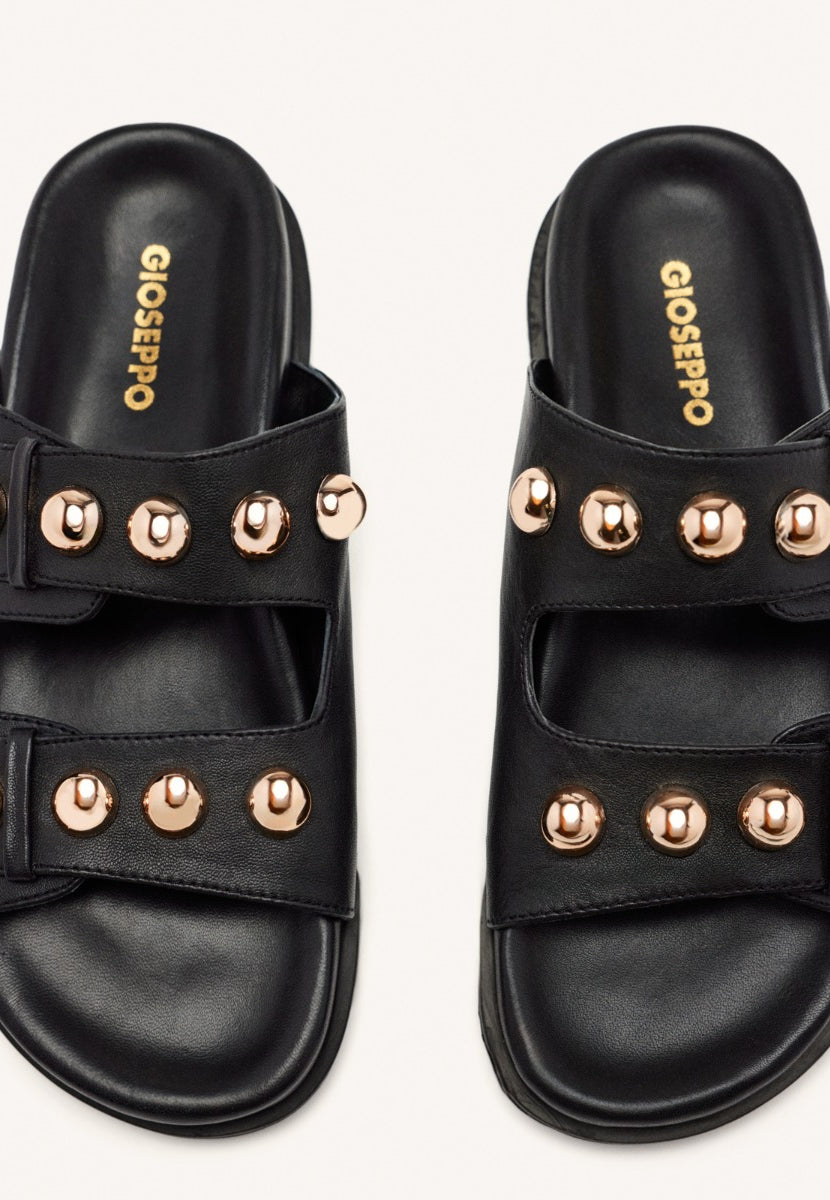 SANDALES CUIR CLOUTÉES WRENTHAM