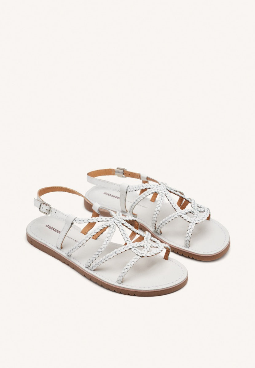 SANDALI BASSI PELLE INTRECCIATA ORLAND