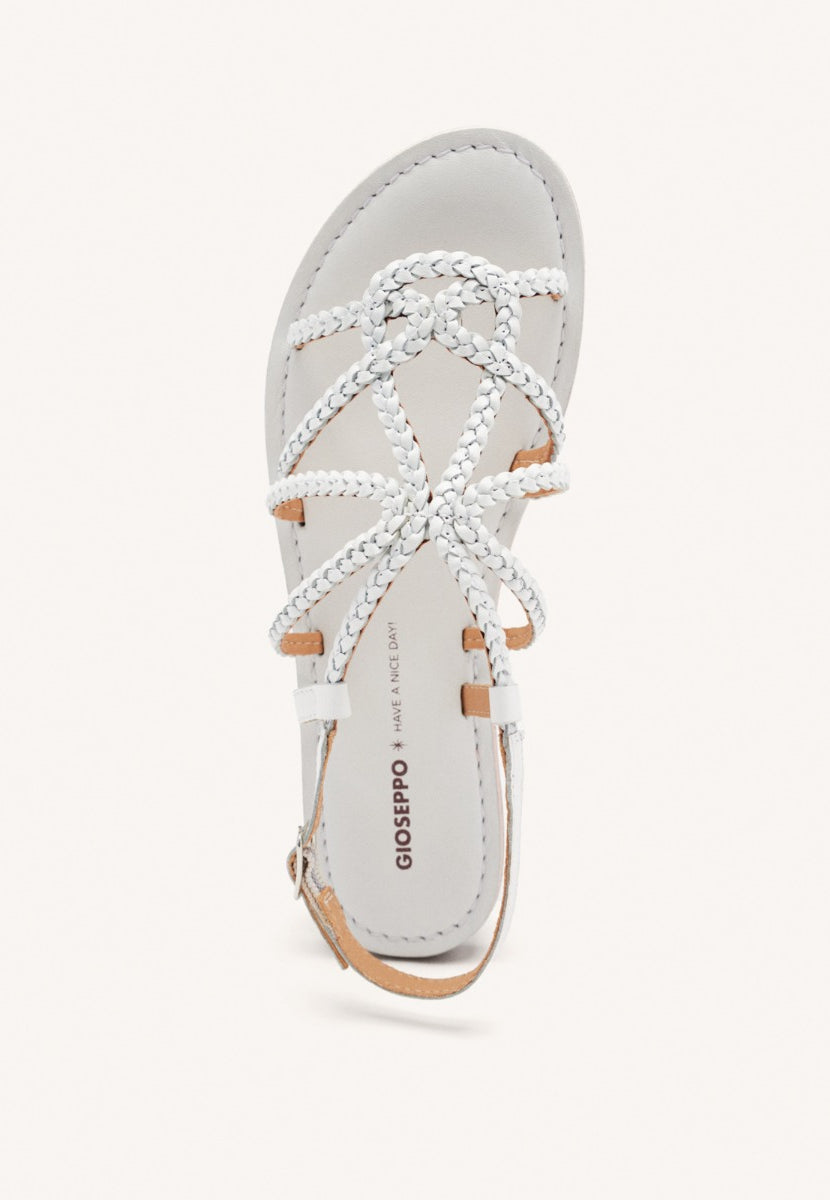 SANDALI BASSI PELLE INTRECCIATA ORLAND