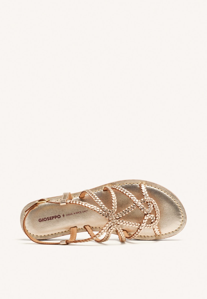 SANDALI BASSI PELLE INTRECCIATA ORLAND