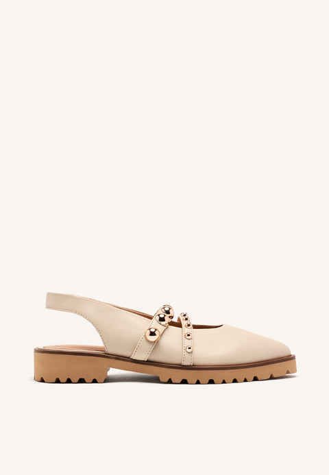 LEATHER STUDDED MULES BARTLETT