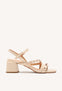 LEATHER STUDDED HEEL SANDALS ABINGTON