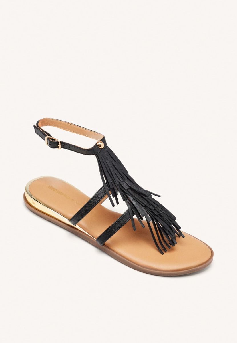 SANDALIAS GRIEGAS PIEL FLECOS SUNAPEE