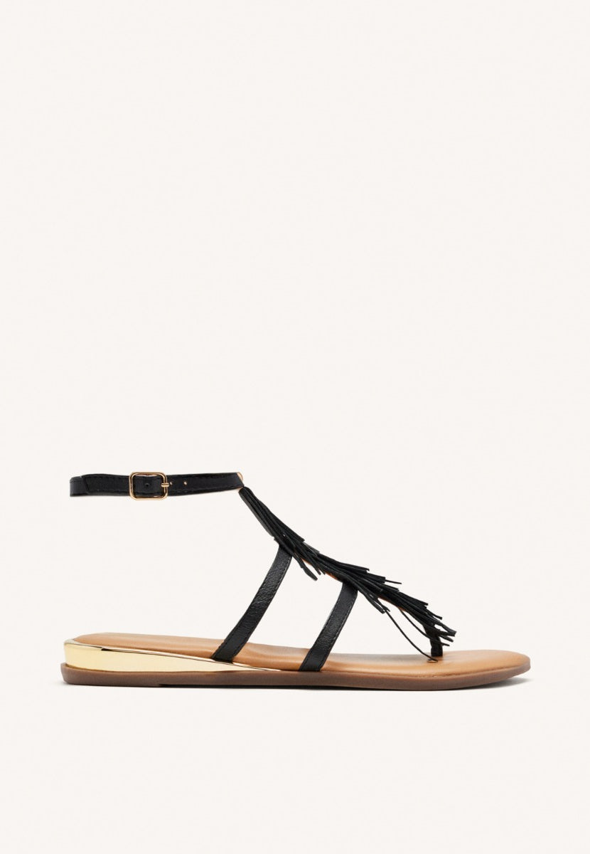 SANDALIAS GRIEGAS PIEL FLECOS SUNAPEE