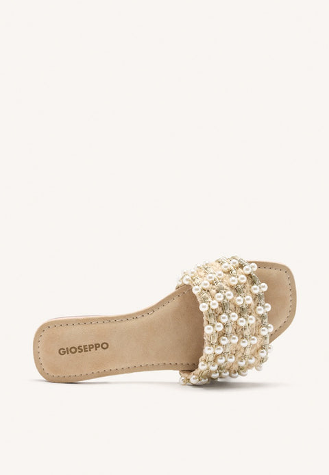 SANDALIAS PERLAS PIEL LANGDON