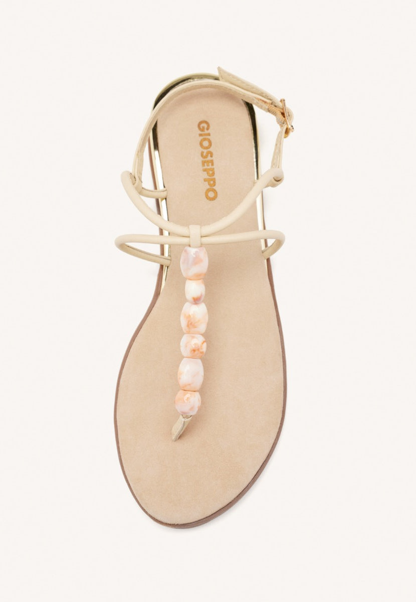 SANDALIAS GRIEGAS ABALORIOS PIEL MILLVILLE