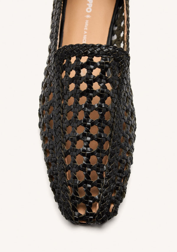 BRAIDED LEATHER LOAFERS GILEAD