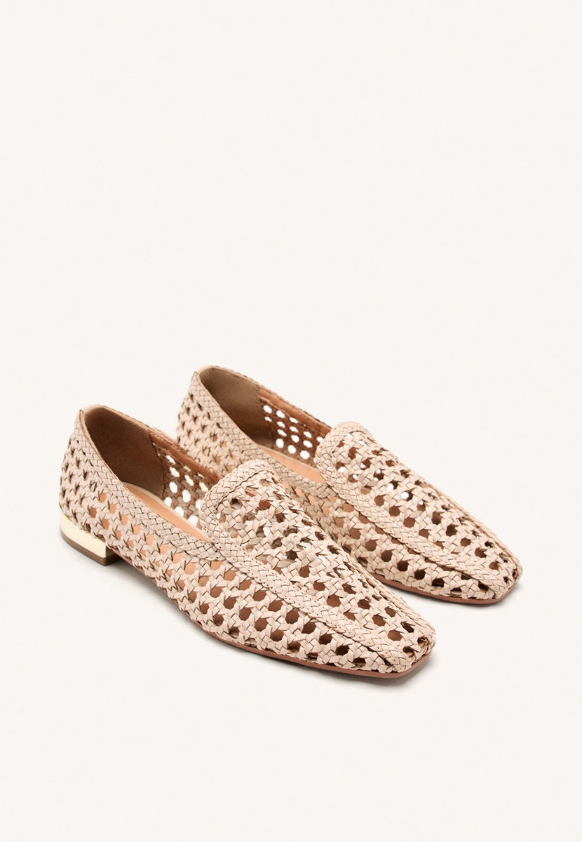 BRAIDED LEATHER LOAFERS GILEAD