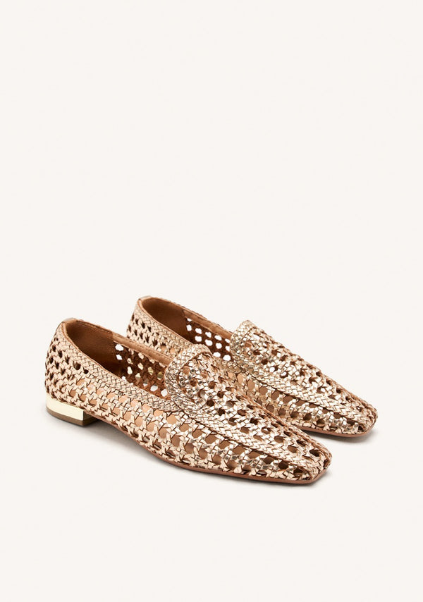 BRAIDED LEATHER LOAFERS GILEAD