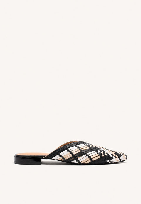 BRAIDED LEATHER MULES LAGRANGE