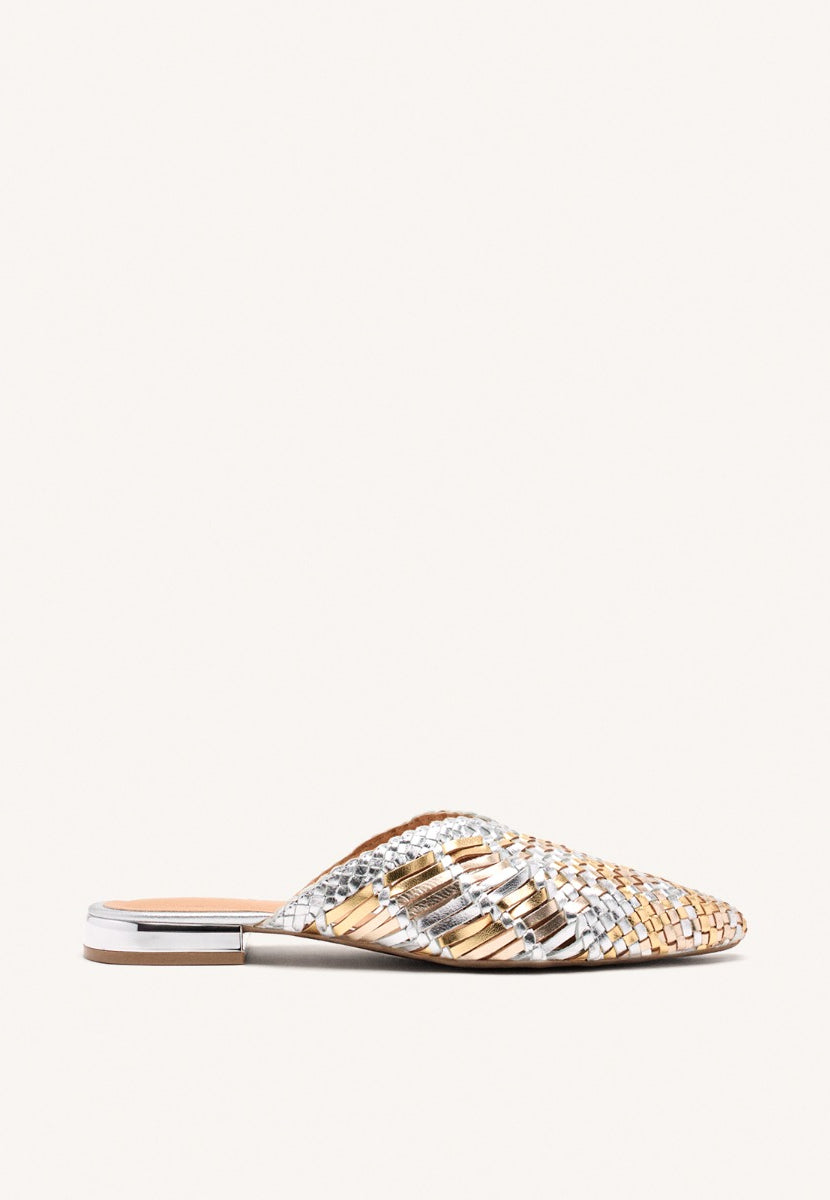 BRAIDED LEATHER MULES LAGRANGE