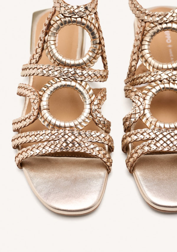 SANDALIAS PIEL TRENZADA BIRCH